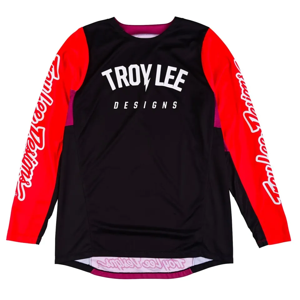 Troy Lee Designs GP Pro Boltz maglia moto nero rosso