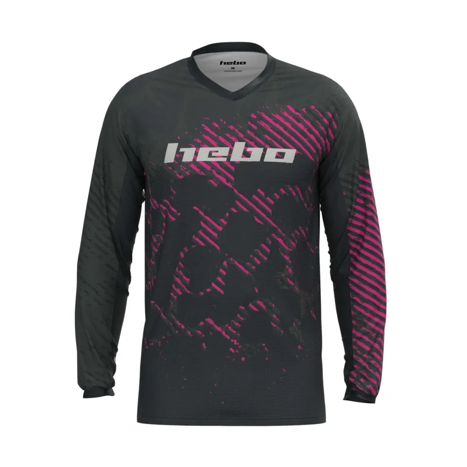 Hebo Pro Junior Kamu maglia bimbo rosa traspirante