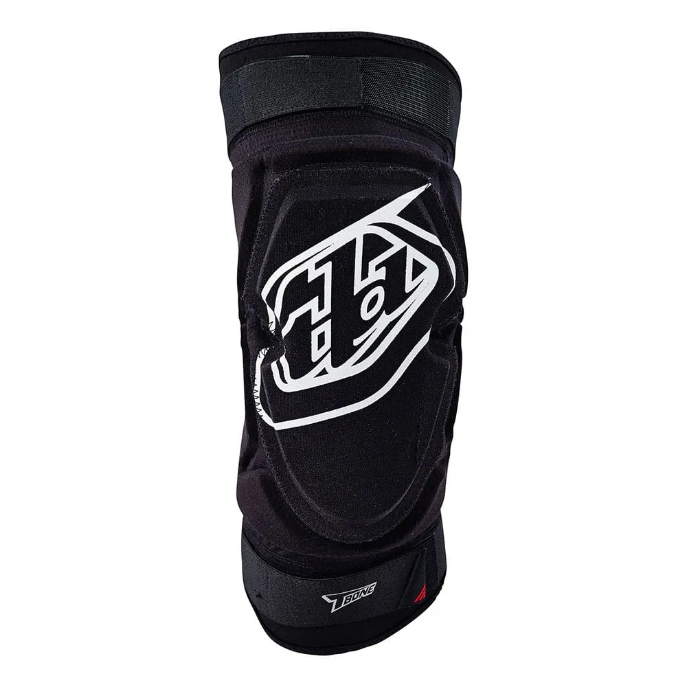 Troy Lee Designs T-Bone Ginocchiere Moto Nero Solid Black