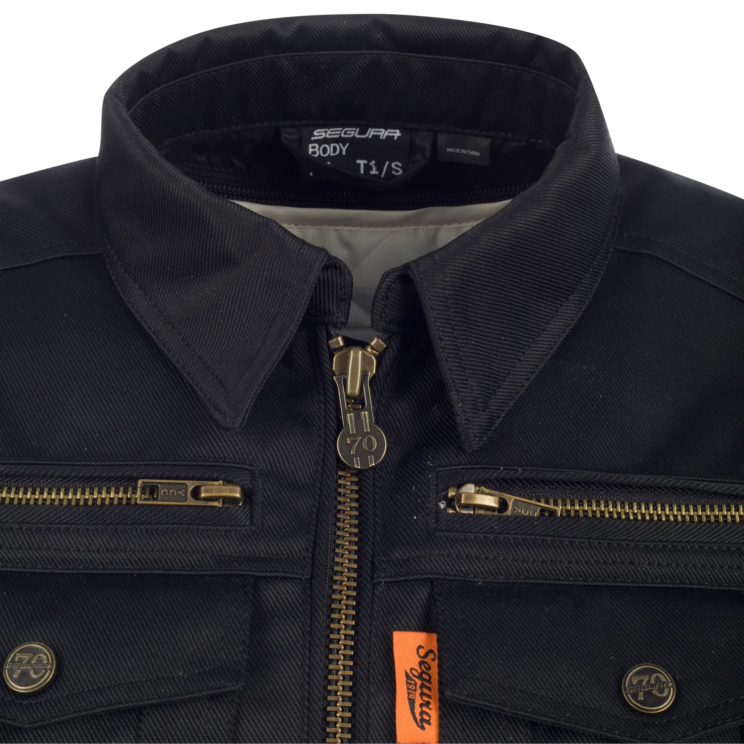 Segura Lady Patrol giacca moto donna nera impermeabile