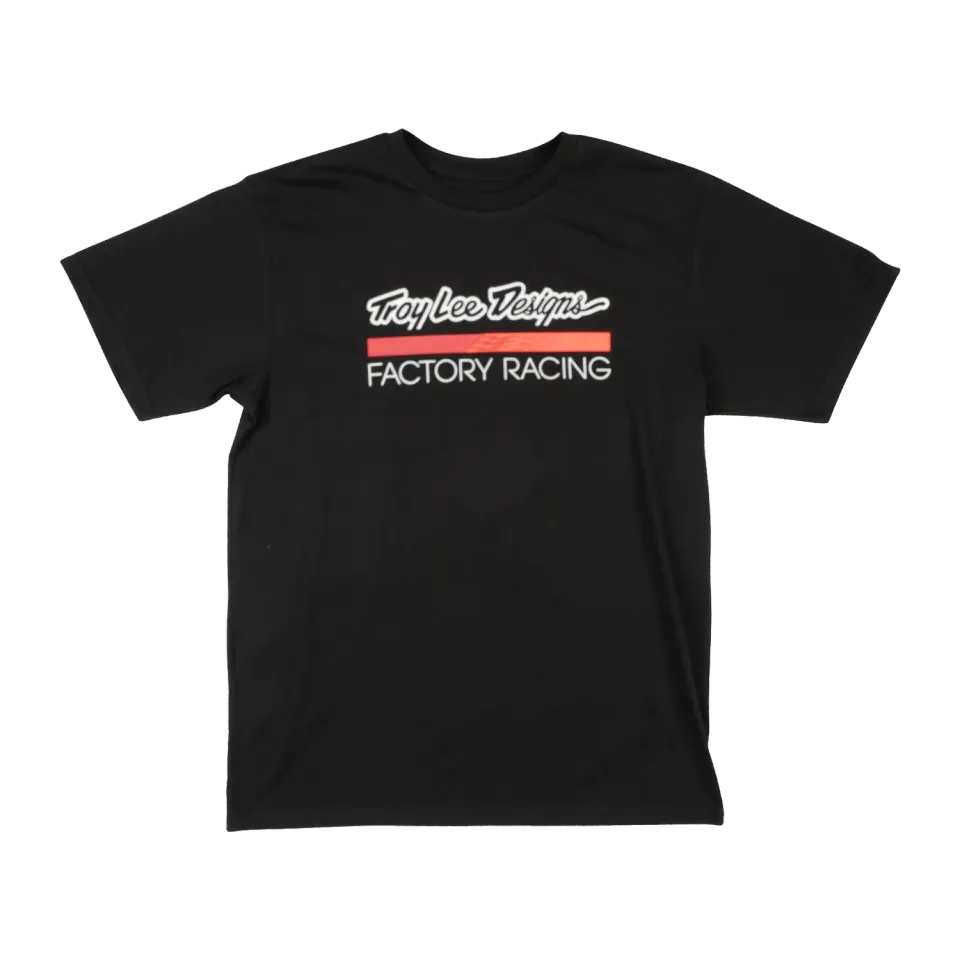 Troy Lee Designs Factory Racing maglietta nera rossa