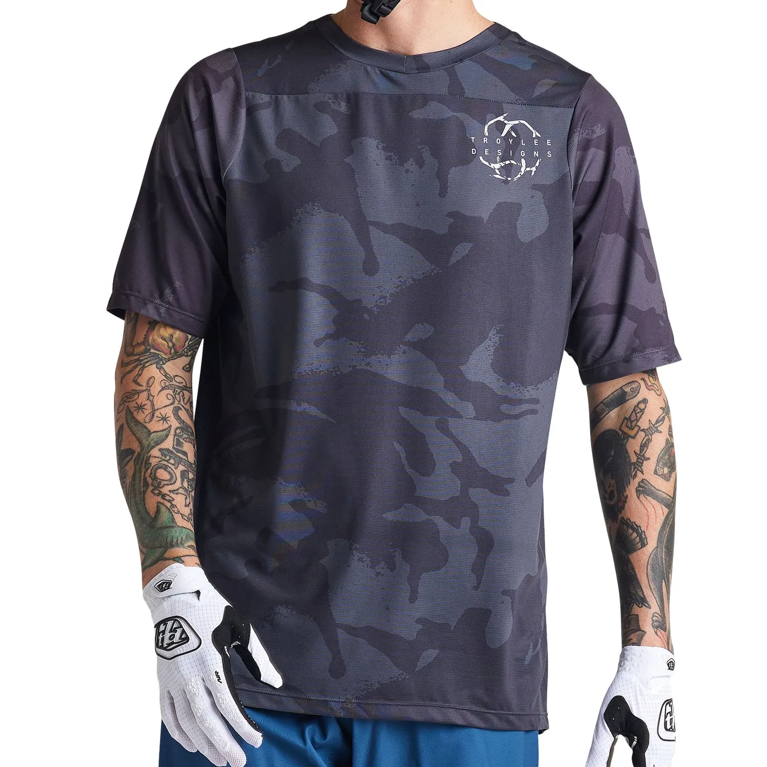 Troy Lee Designs Skyline Shadow Camo maglia mtb Carbon