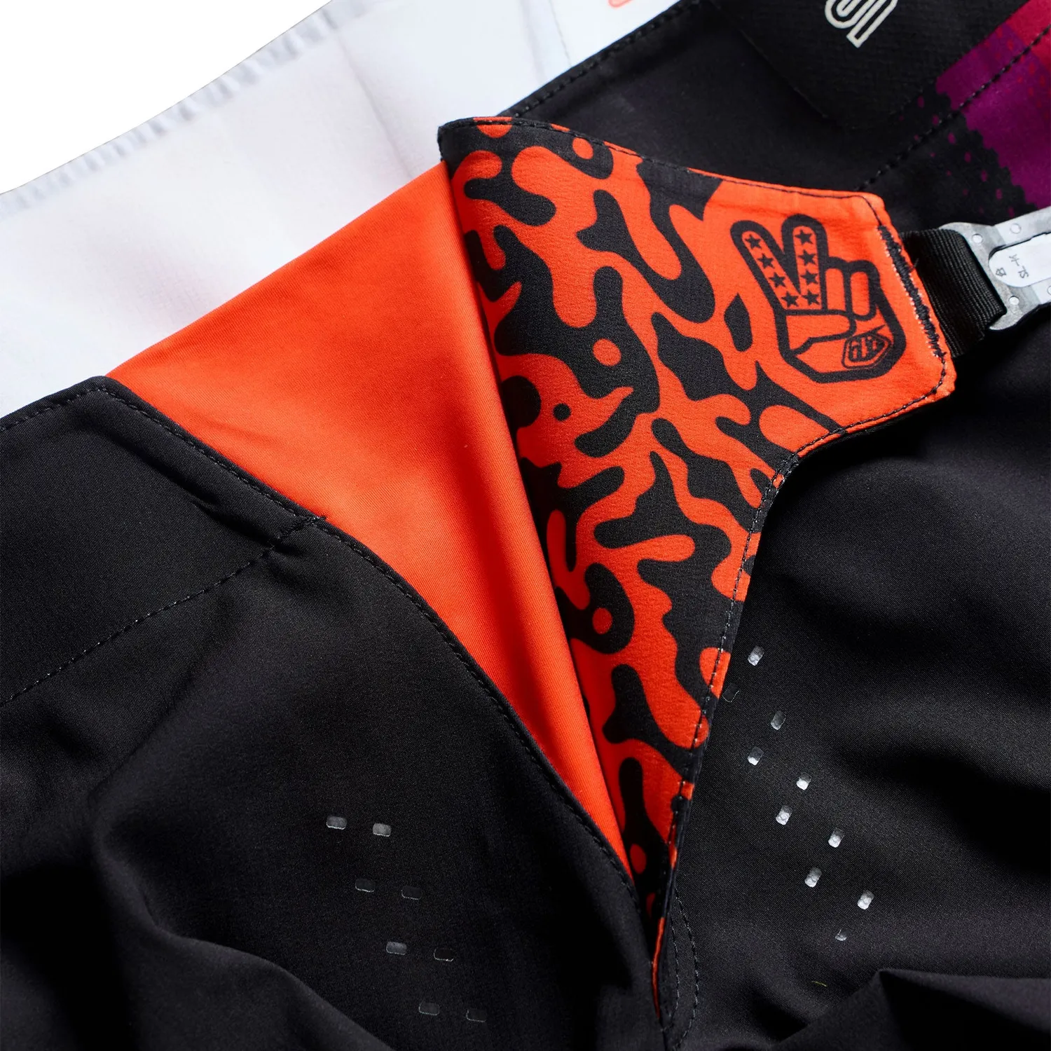 Troy Lee Designs SE Ultra pantaloni moto black fuchsia elasticizzati