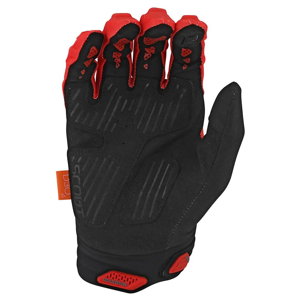 Troy Lee Designs Scout Gambit guanti off-road arancioni Solid Orange