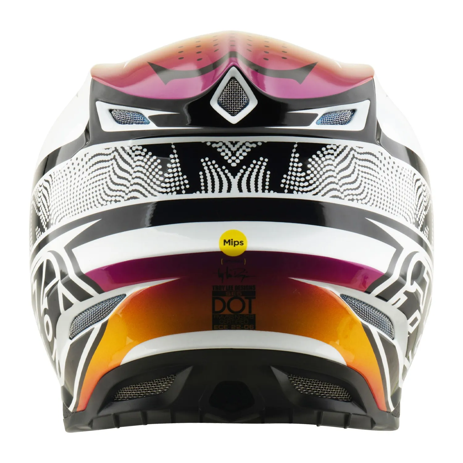 Troy Lee Designs SE5 Composite MIPS casco moto nero protettivo