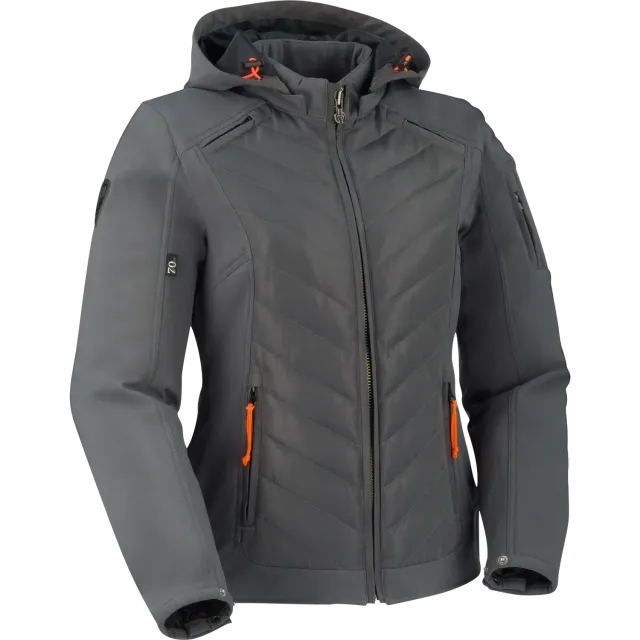 Segura Lady Nacho giacca moto donna grigia impermeabile