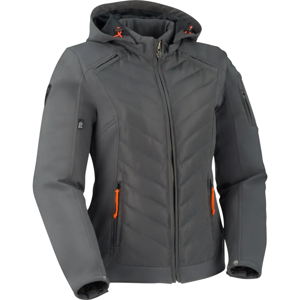 Segura Lady Nacho giacca moto donna grigia impermeabile