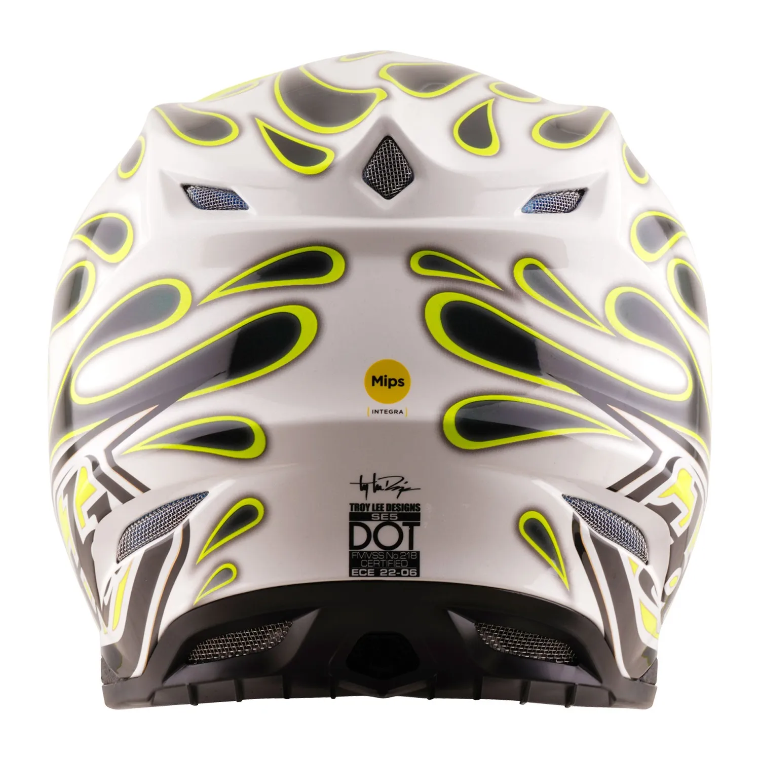 Troy Lee Designs SE5 Composite Casco Charcoal Yellow MIPS