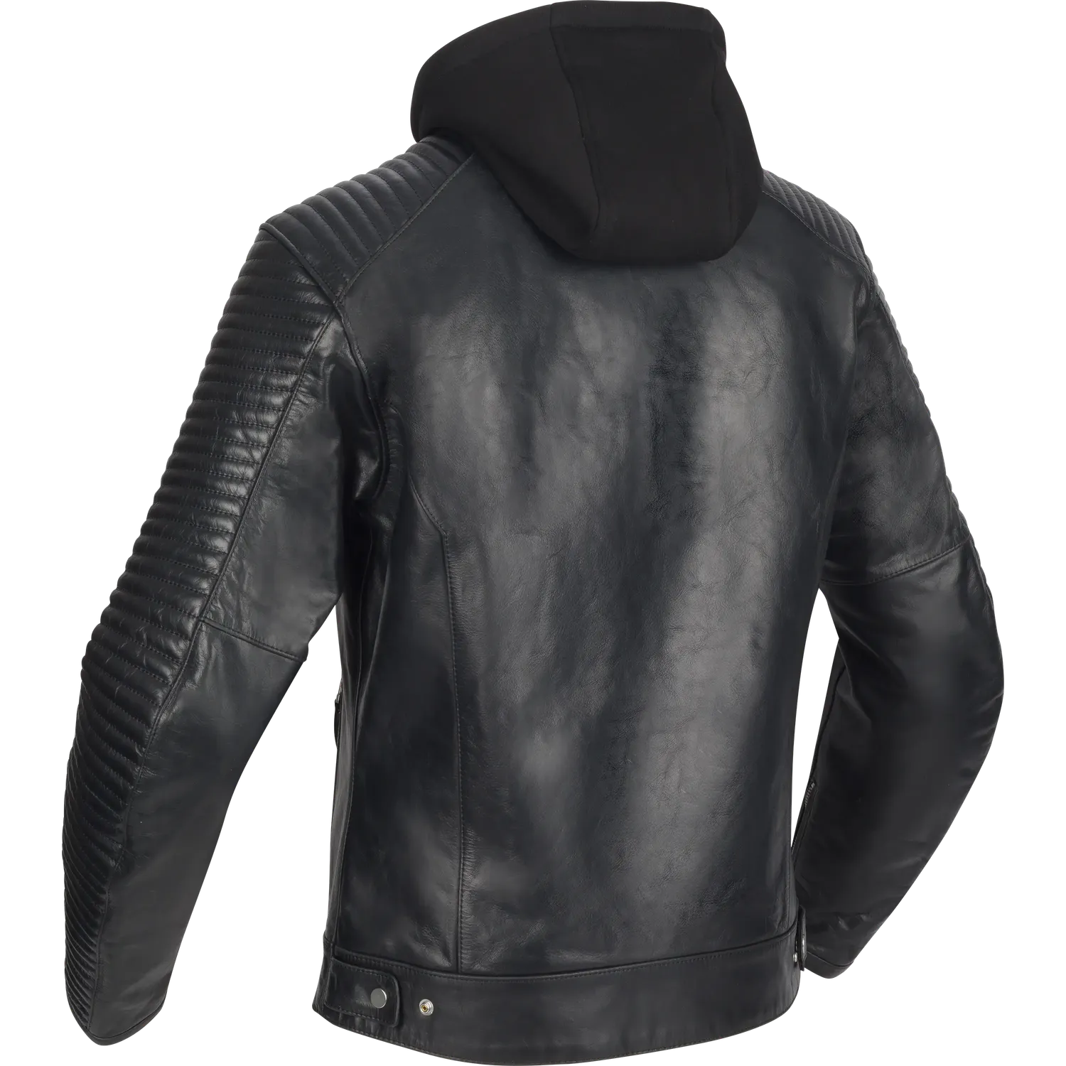 Segura Dorian 2 Giubbotto Moto Nero Pelle Uomo Cappuccio