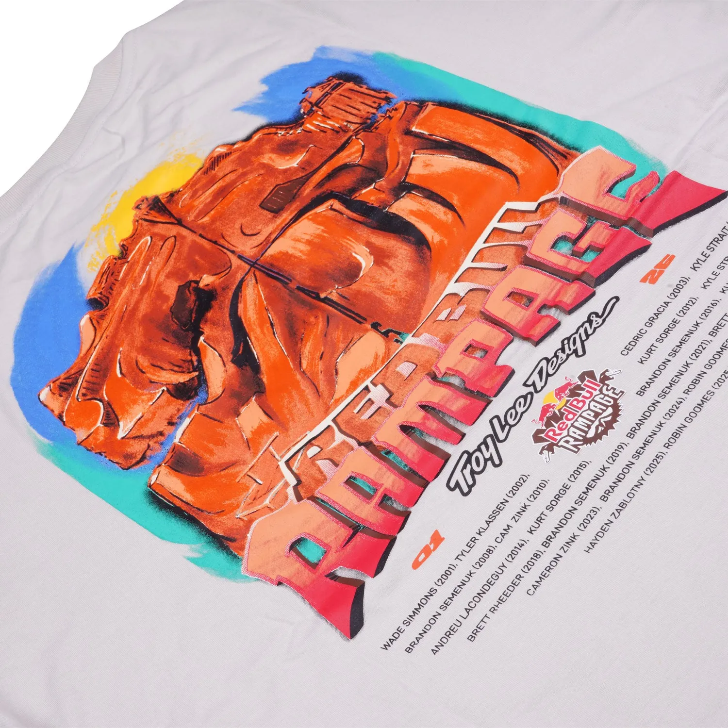 Troy Lee Designs Dreamland t-shirt uomo bone manica corta