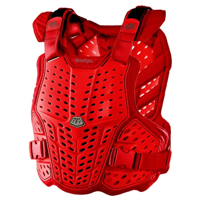 Troy Lee Designs Rockfight Solid Red pettorina moto bambino