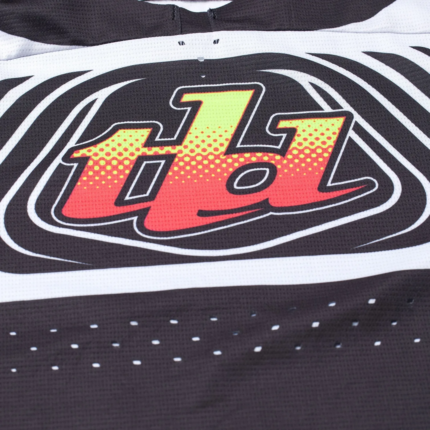 Troy Lee Designs SE Pro maglia moto Wavez Black Multi Dura Mesh