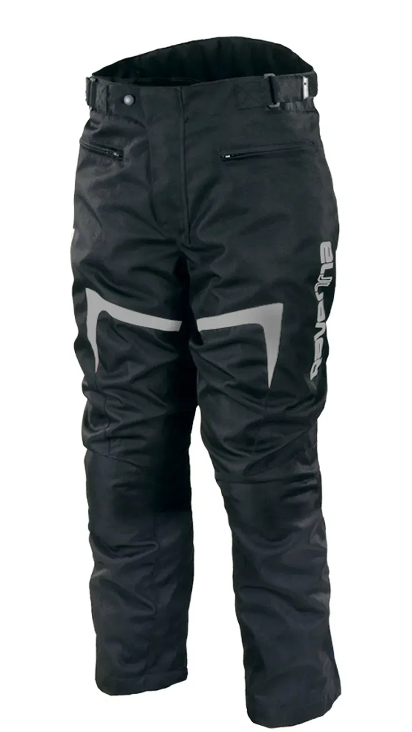 Ravenna pantaloni moto tessile nero grigio impermeabili