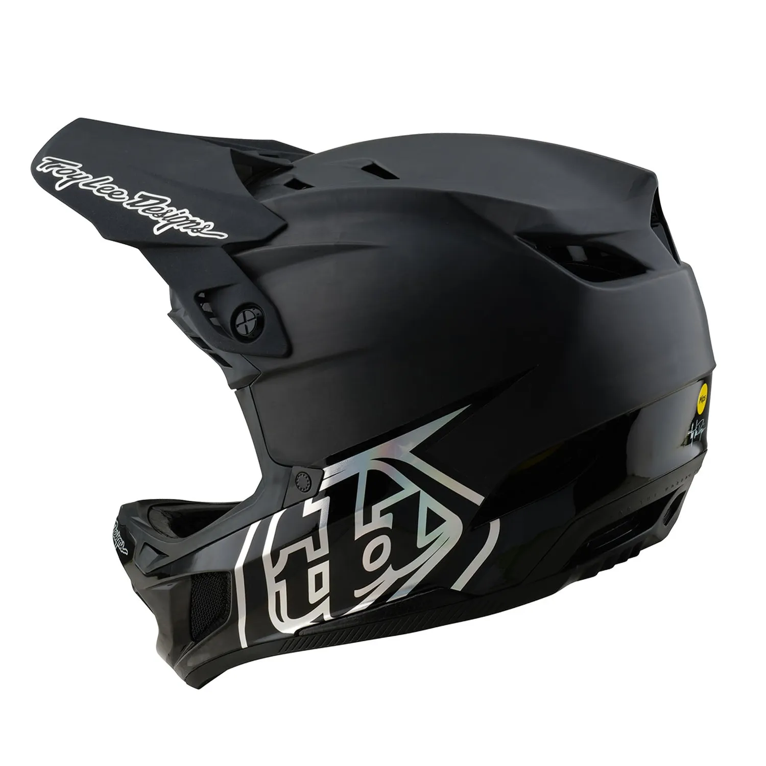 Troy Lee Designs D4 Carbon casco integrale nero