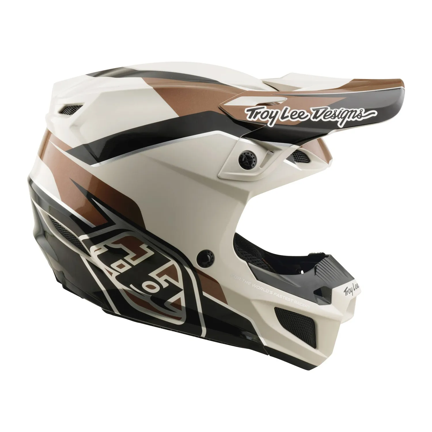 Troy Lee Designs SE5 Polycarbonate Stand Pumice casco moto MIPS