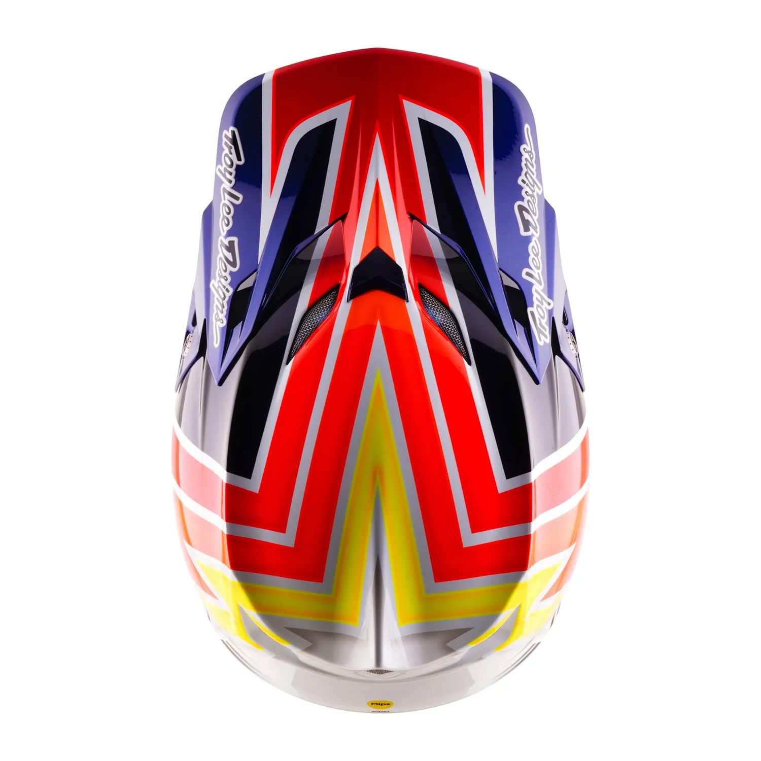 Troy Lee Designs SE5 Carbon casco moto navy white Mips