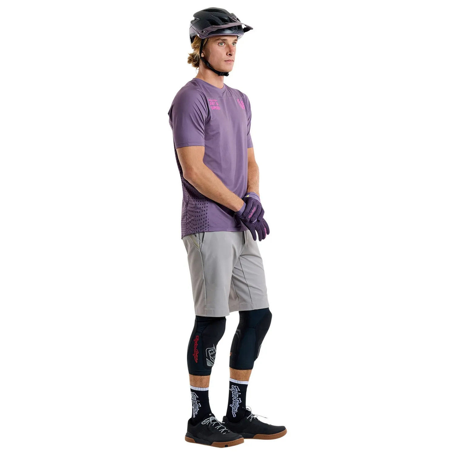 Troy Lee Designs Skyline maglia bici viola scuro manica corta