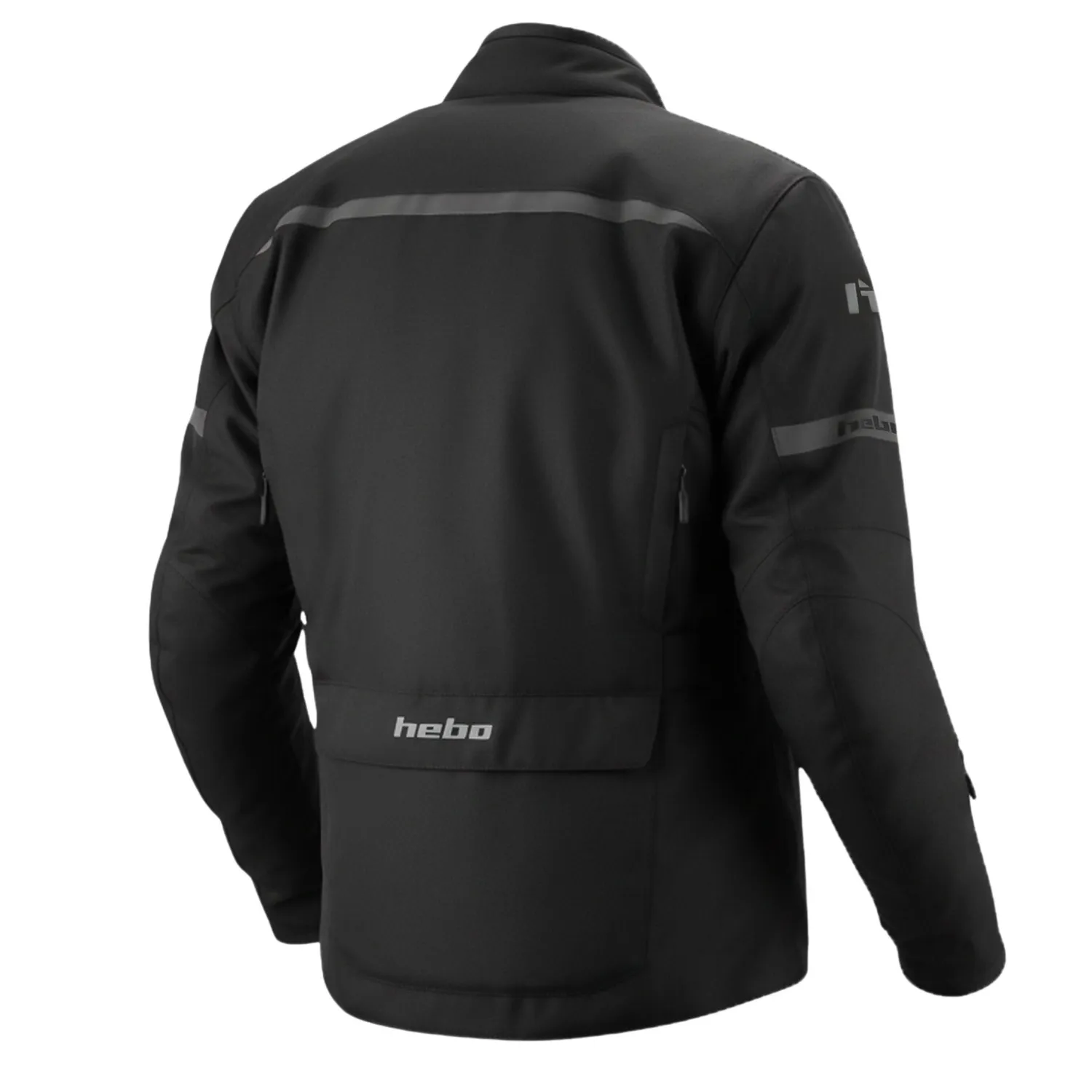 Hebo DS Adventure giacca moto nera impermeabile