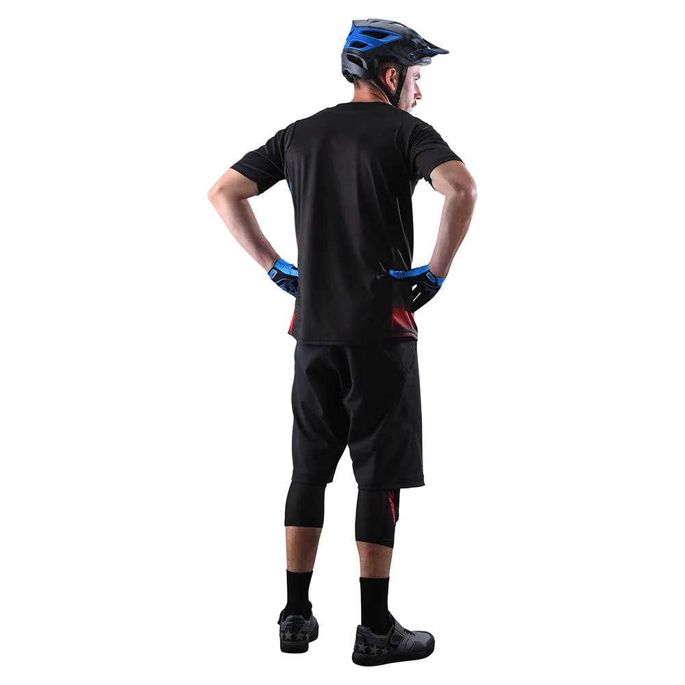 Troy Lee Designs Skyline Solid pantaloncini bici neri fondello