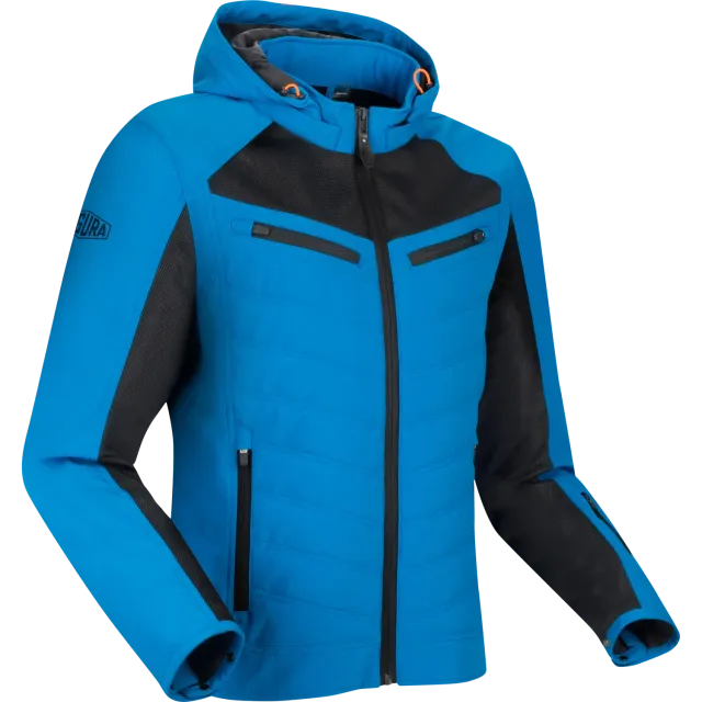Segura Natcho Vented giacca moto Blu-Arancio ventilata