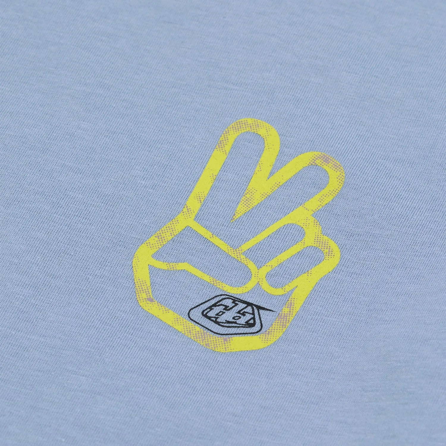 Troy Lee Designs Peace Out t-shirt bambino Smoke Blue cotone