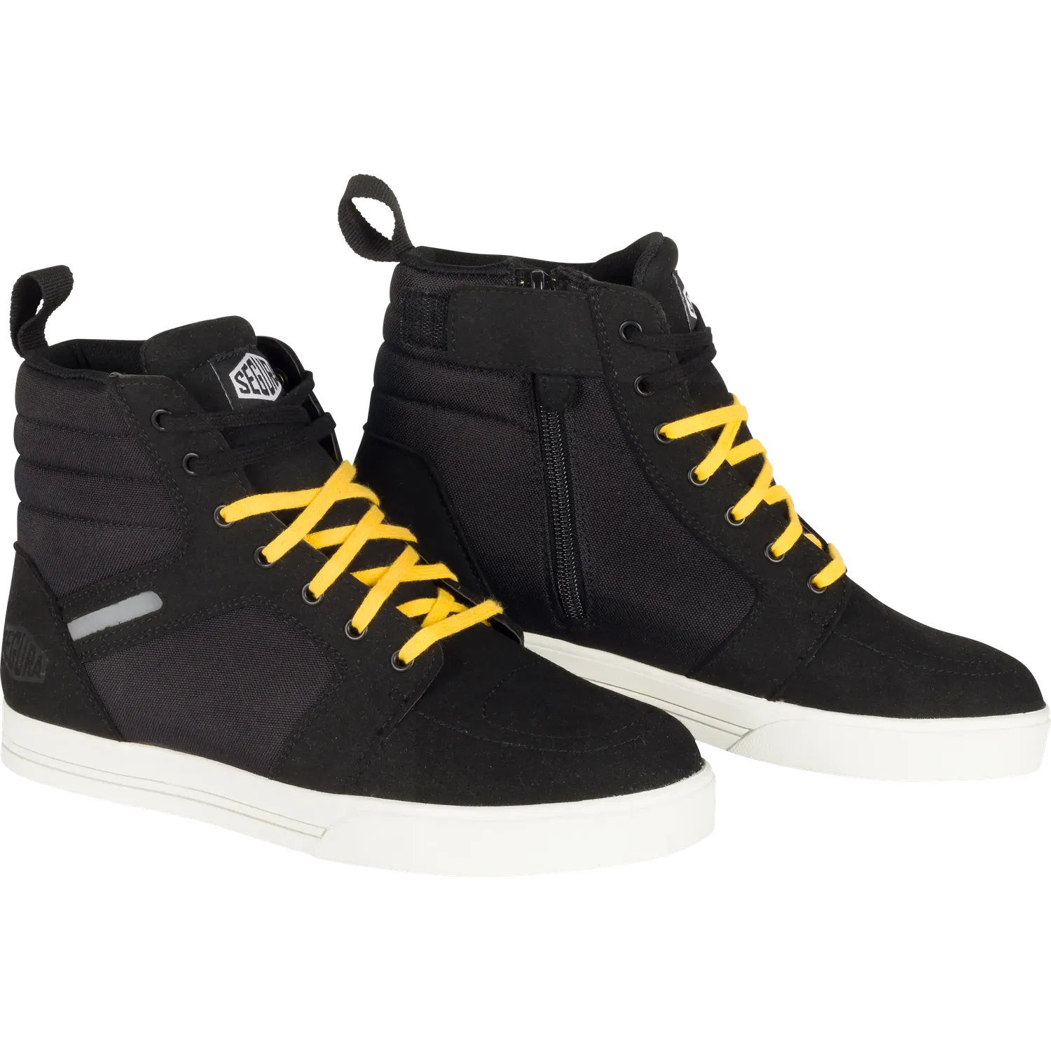 Segura Santana scarpe moto nero giallo impermeabili