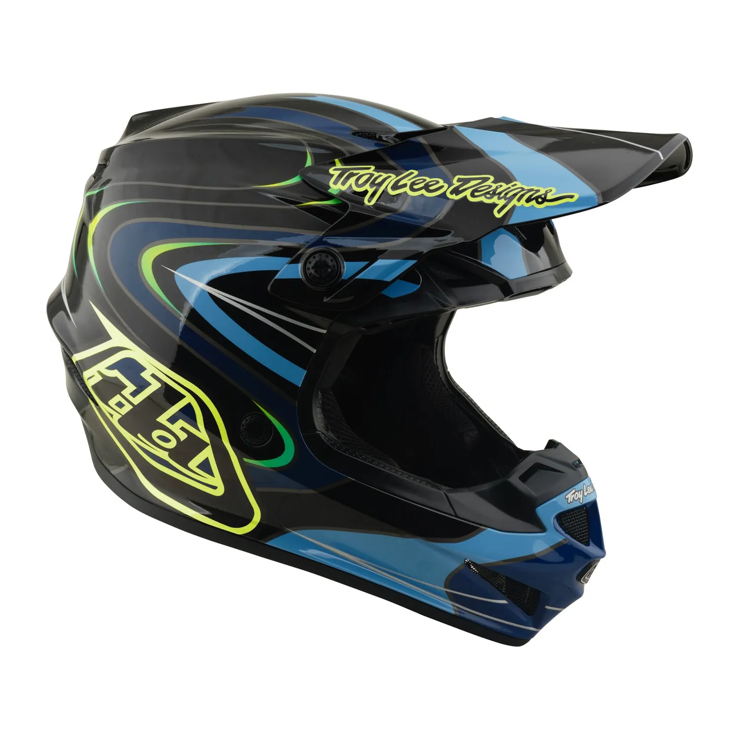 Troy Lee Designs GP Pro Slides casco moto ragazzo nero