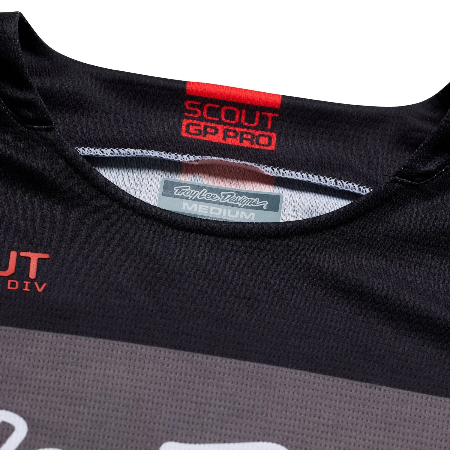 Troy Lee Designs Scout GP Pro maglia moto nera traspirante