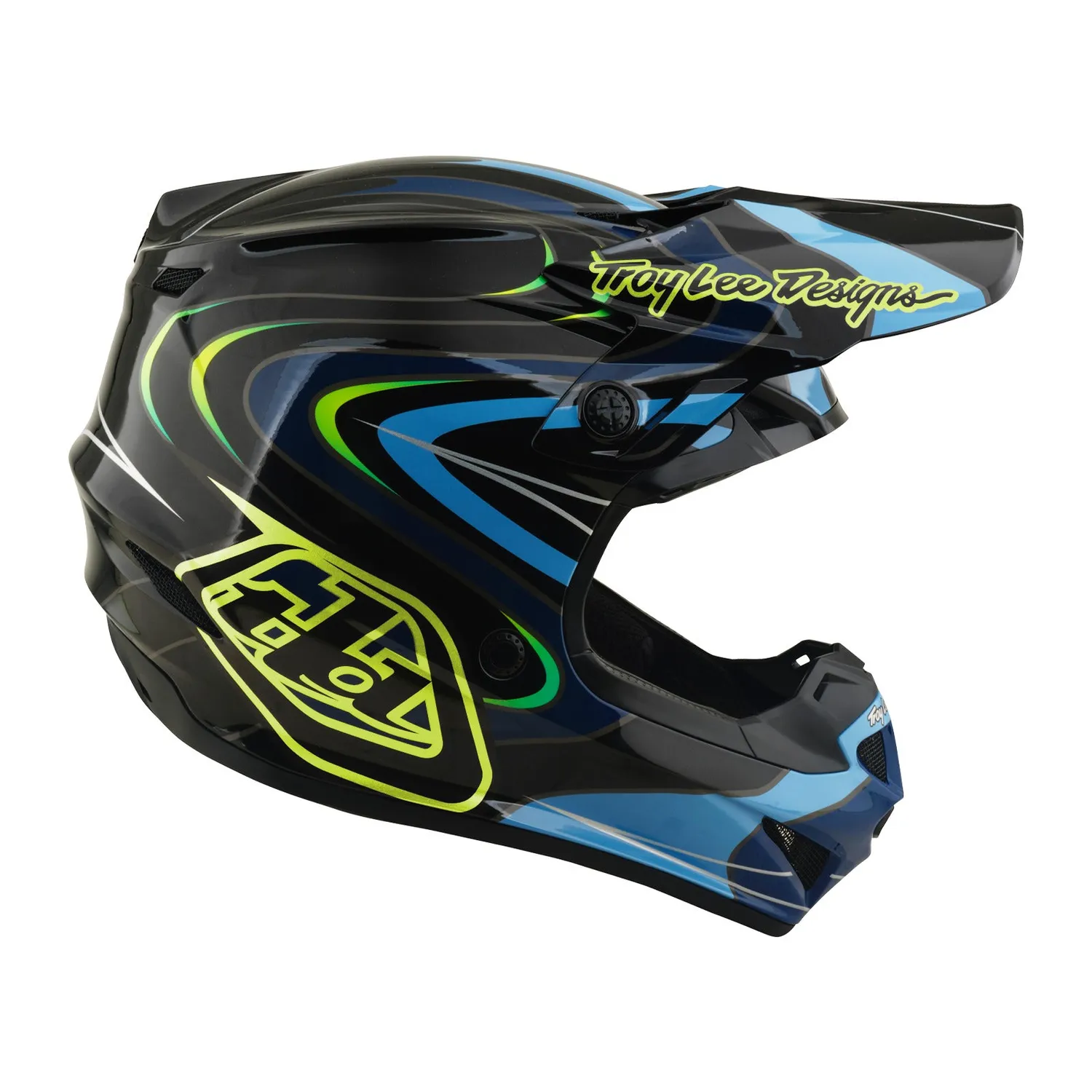 Troy Lee Designs GP Pro Slides casco moto ragazzo nero