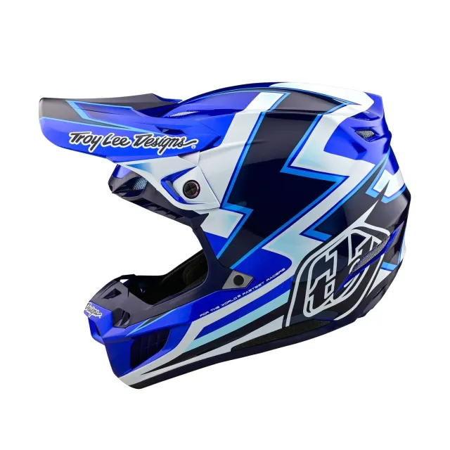 Troy Lee Designs SE5 Composite Casco Moto Ever Blue MIPS