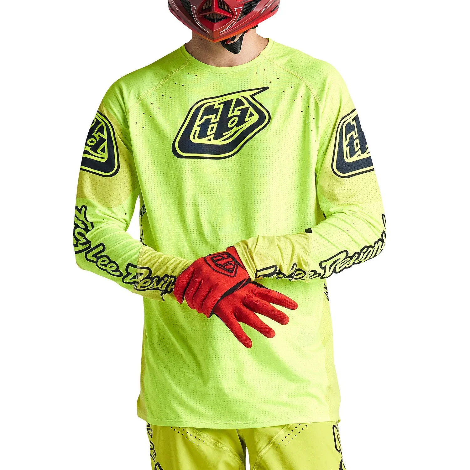 Troy Lee Designs Sprint Ultra SEquence maglia bici Flo Yellow