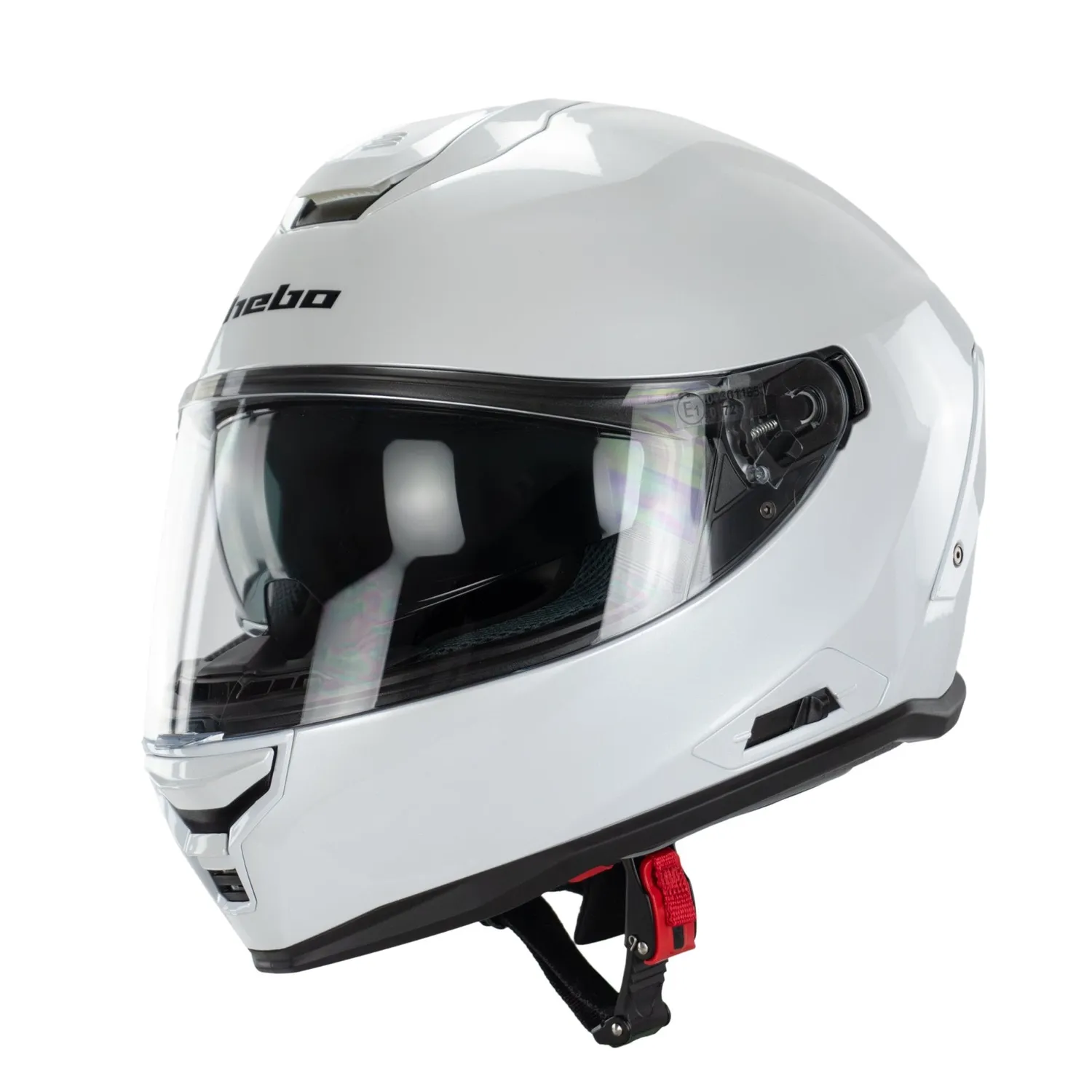 Hebo HC3321B casco integrale bianco visiera solare