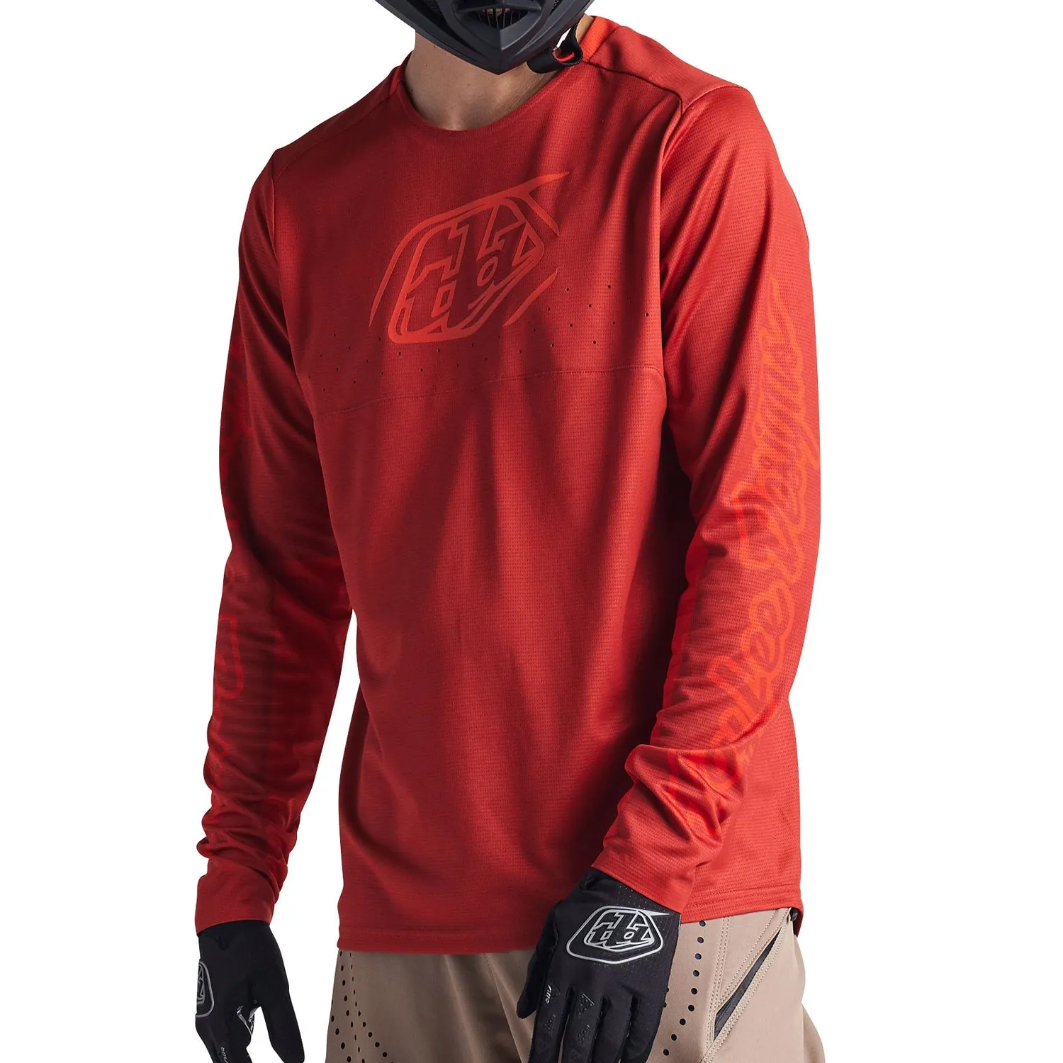 Troy Lee Designs Sprint Icon maglia mtb Fire Orange ventilata
