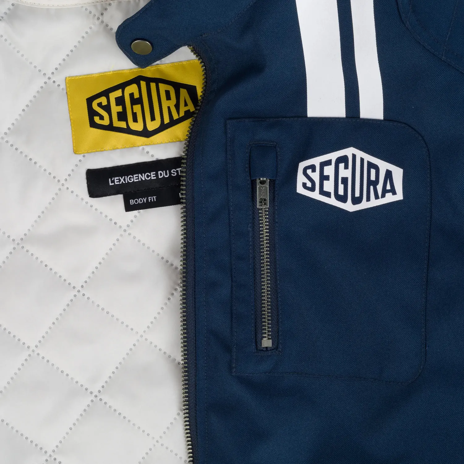 Segura Scorpio giacca moto uomo blu bianco traspirante
