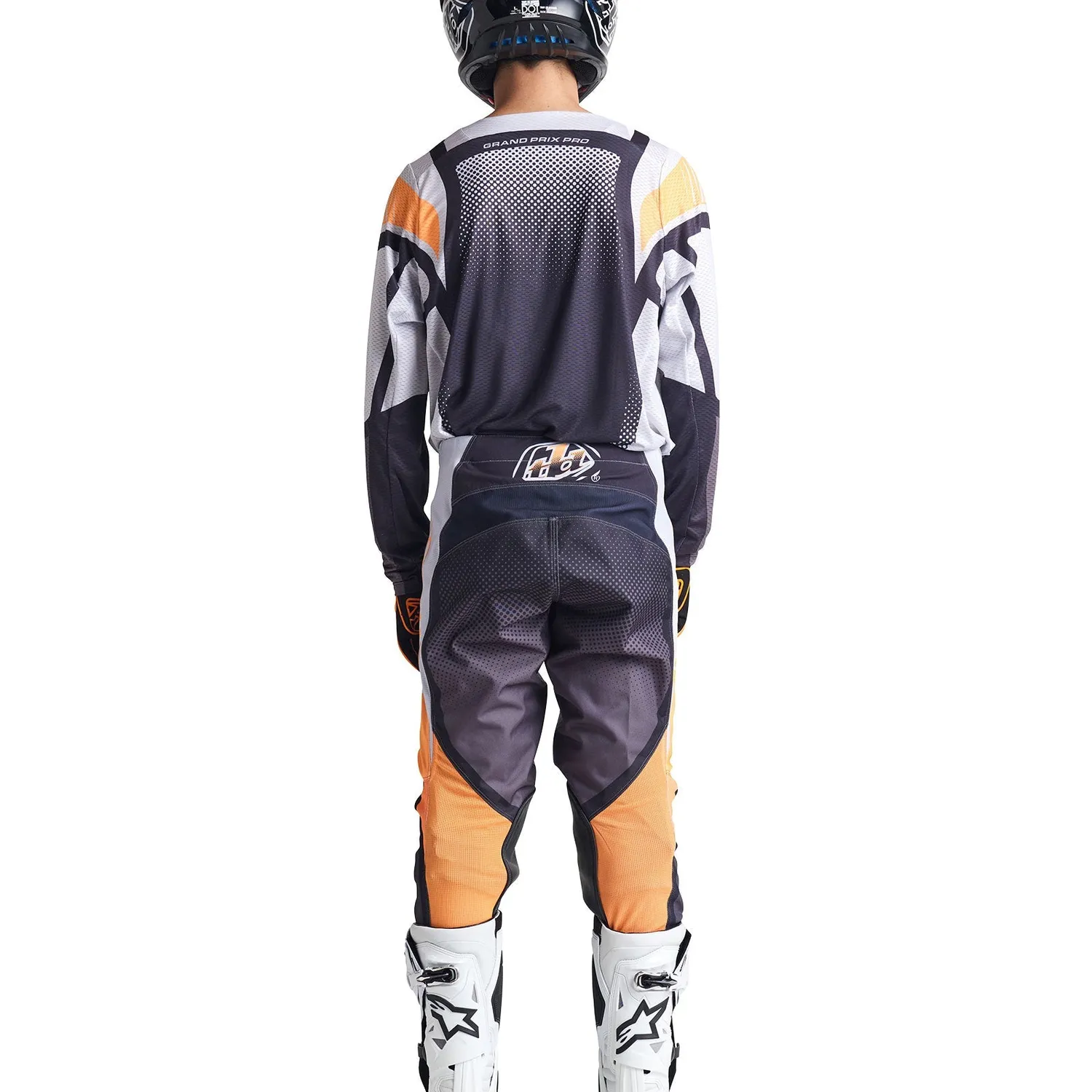 Troy Lee Designs GP Pro Air Maglia Cross Grey Neo Orange