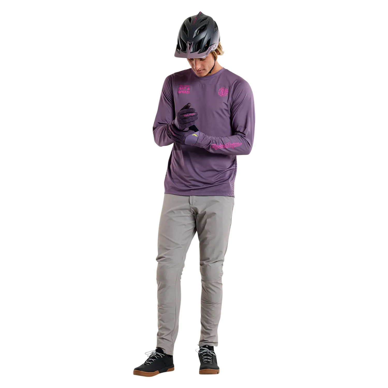 Troy Lee Designs Skyline maglia mtb Deep Purple manica lunga