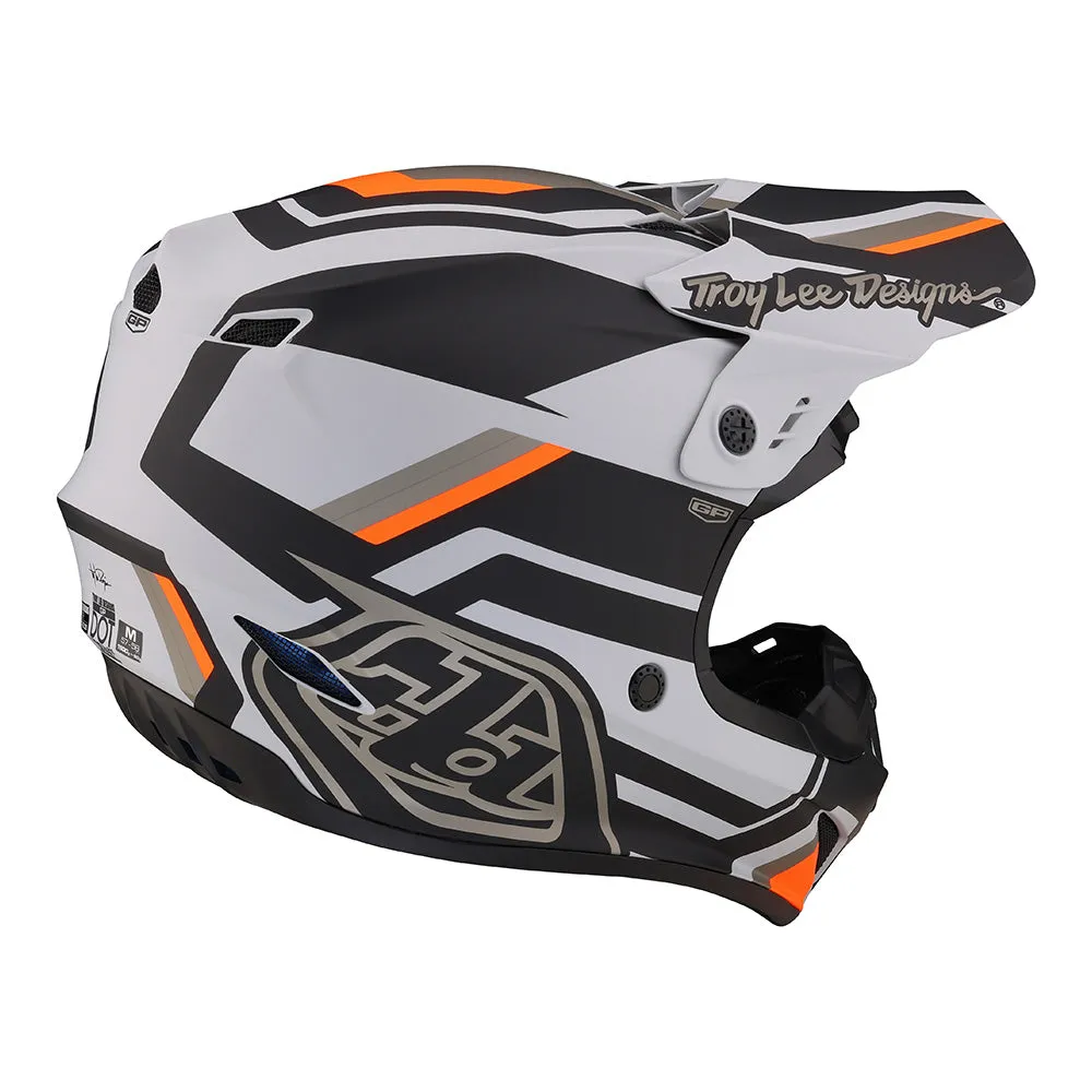 Troy Lee Designs GP Apex Grey Orange casco moto cross