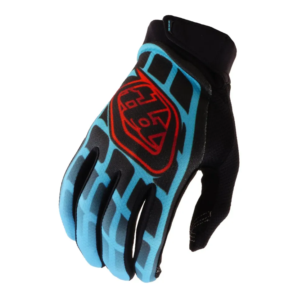 Troy Lee Designs GP Pro Guanti Framework Nero Ciano