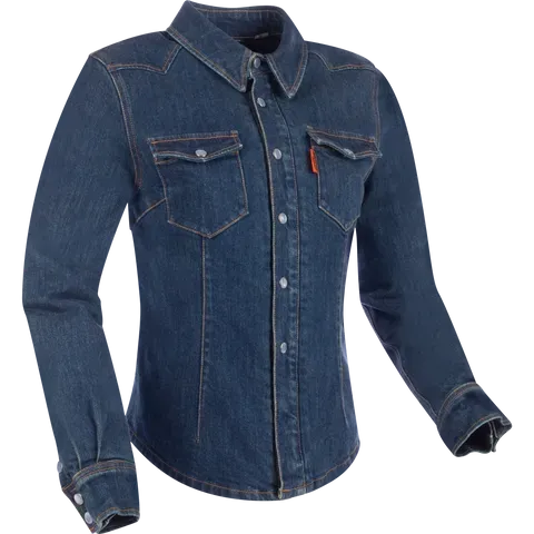Segura Lady Terence giacca moto donna denim Blu estiva