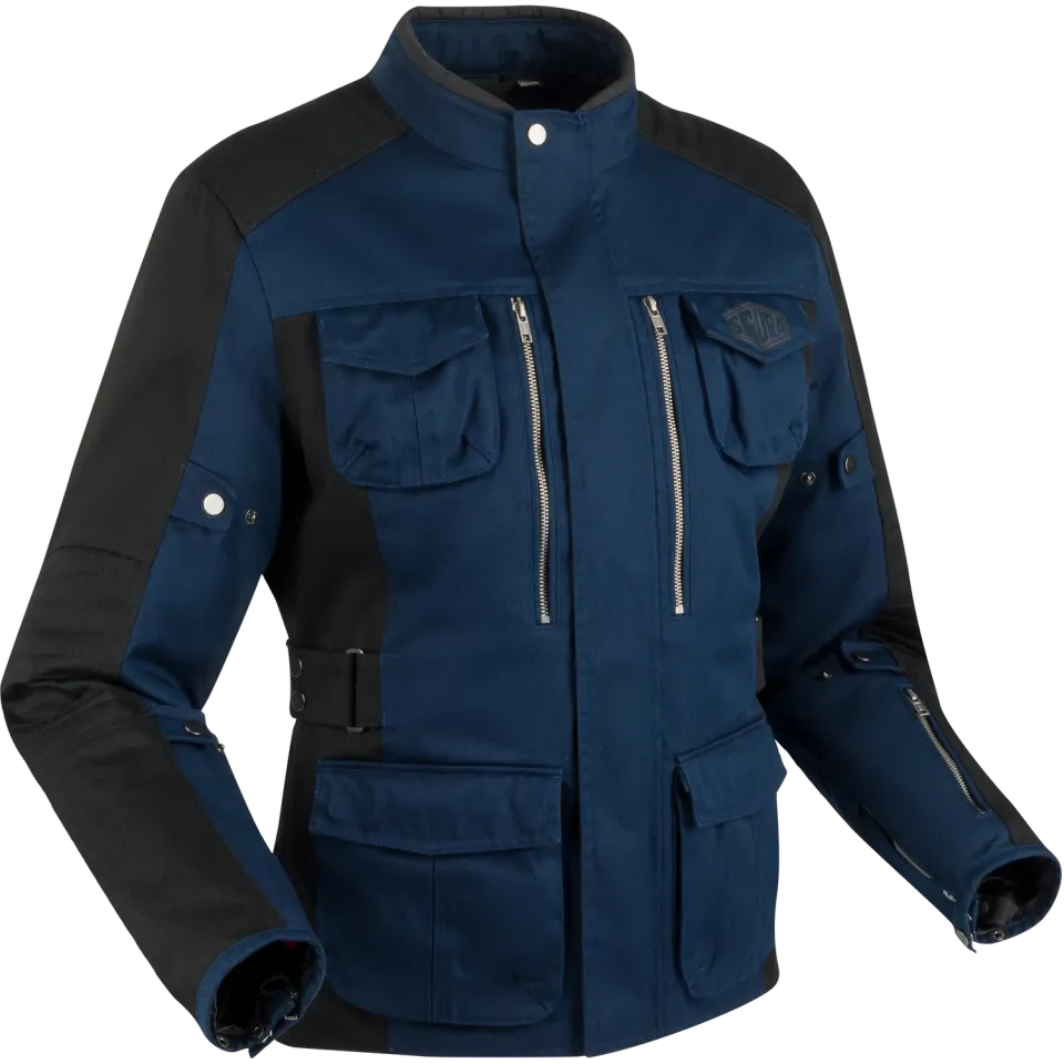 Segura Bora giacca moto uomo blu nero traspirante