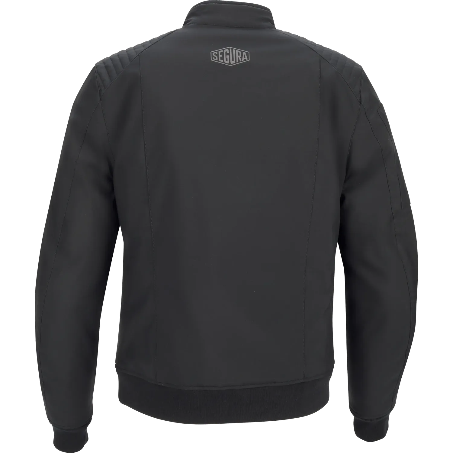 Segura Rebel Polk giubbotto moto nero softshell antivento