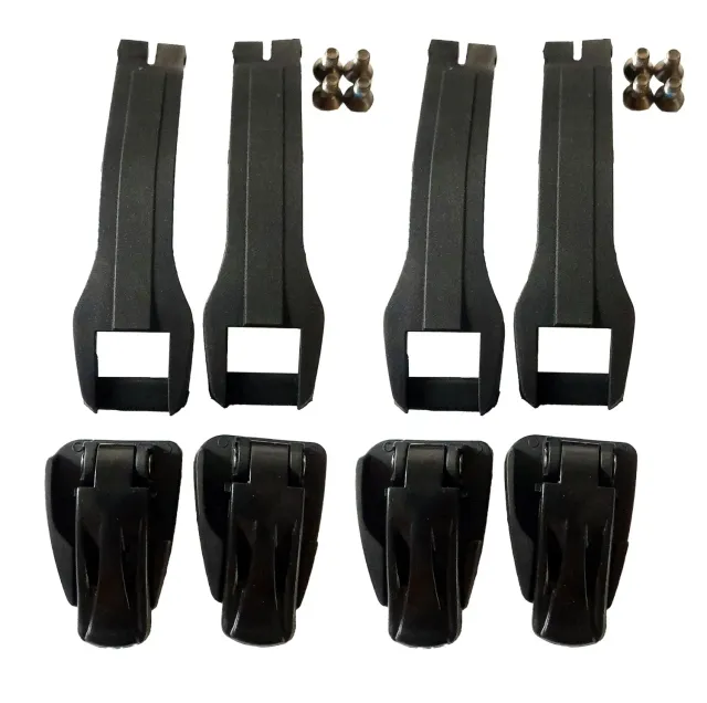 Hebo HT2007N kit fibbie stivali junior nero ricambio