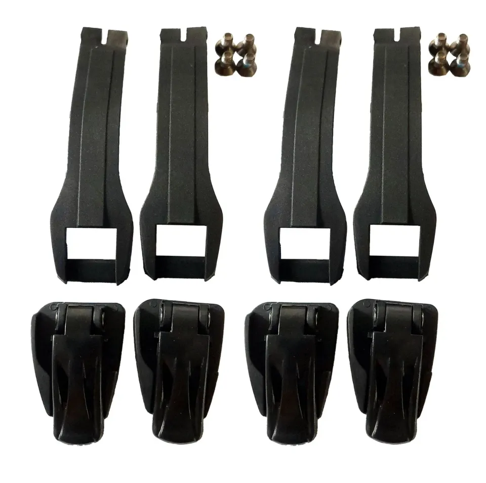 Hebo HT2007N kit fibbie stivali junior nero ricambio