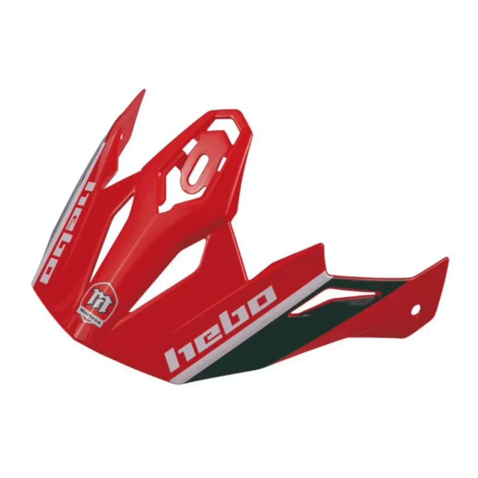 Hebo Zone 5 Montesa Classic III visiera casco rossa