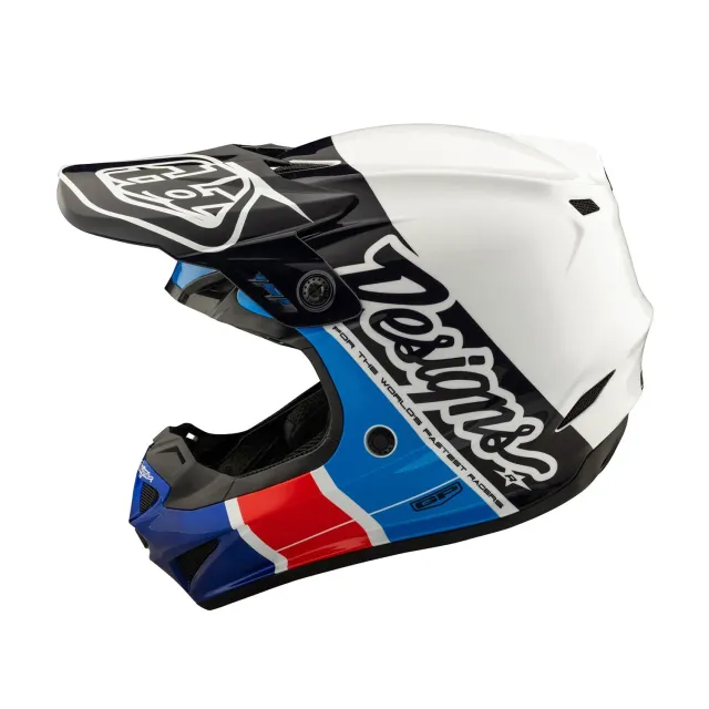 Troy Lee Designs GP Runner Blue casco moto blu