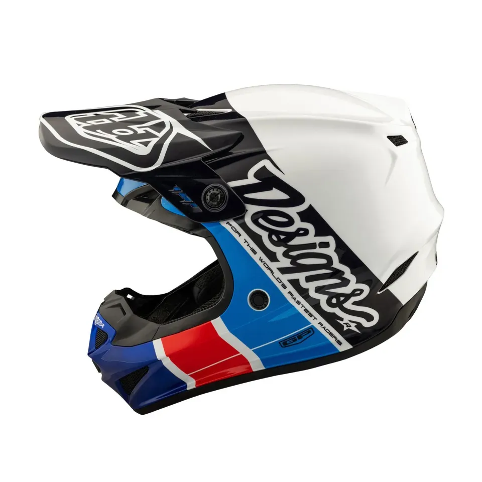 Troy Lee Designs GP Runner Blue casco moto blu
