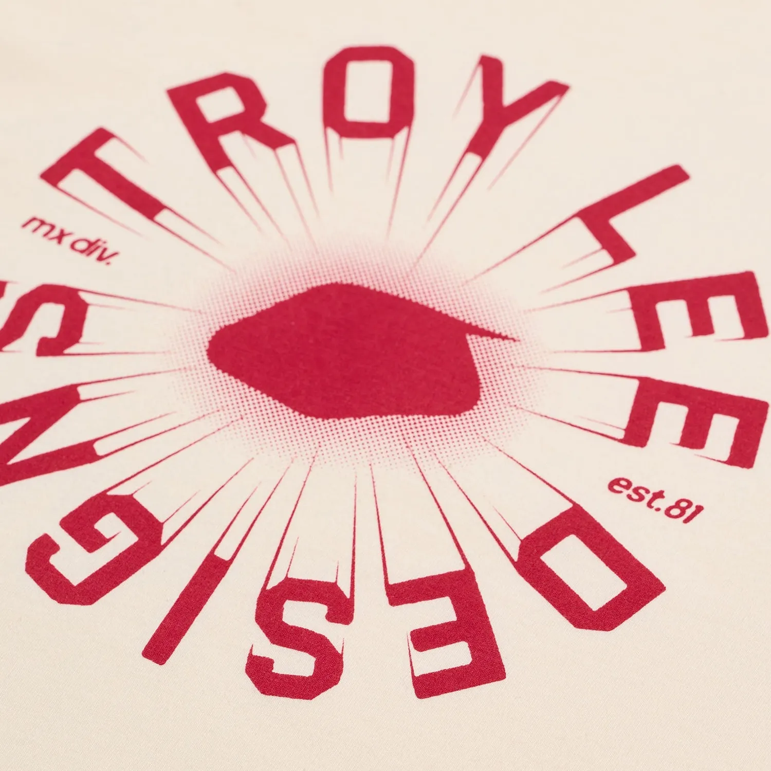 Troy Lee Designs Rotation t-shirt bianco vintage
