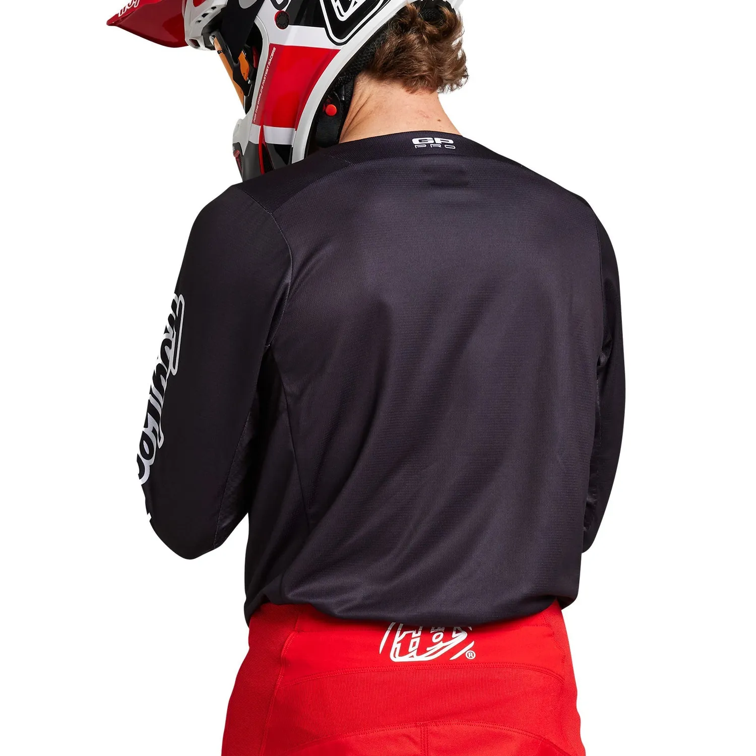 Troy Lee Designs GP Pro Boltz maglia moto nera rinforzata quotidiana