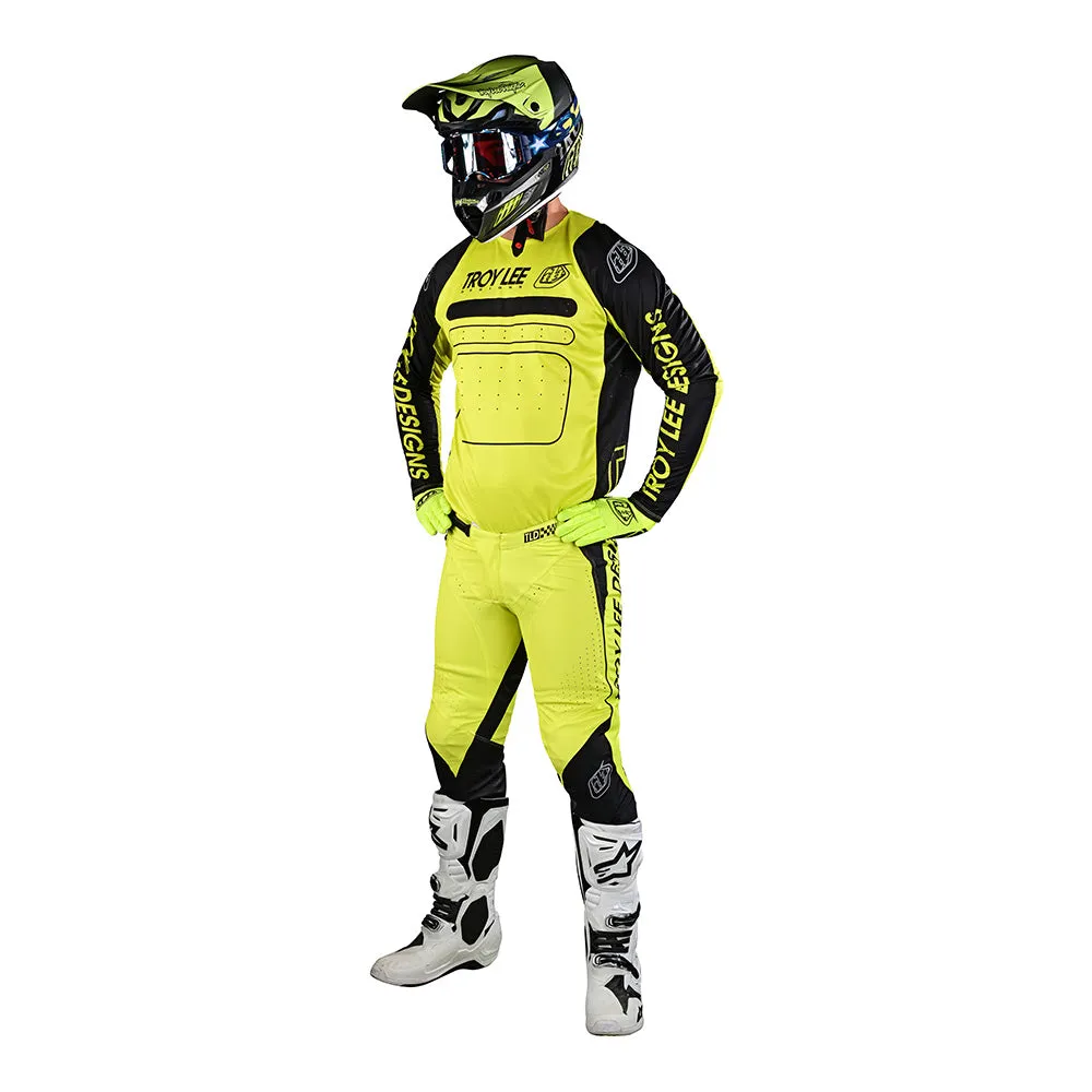 Troy Lee Designs SE Pro pantaloni moto Drop In Black Glo Yellow