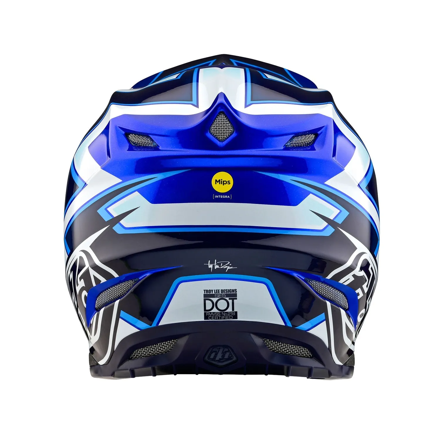 Troy Lee Designs SE5 Composite Casco Moto Ever Blue MIPS